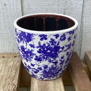 NEW Anthropologie rose planter plant POT